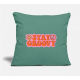 Stay Groovy Hippie Style Cypress Green Pillow